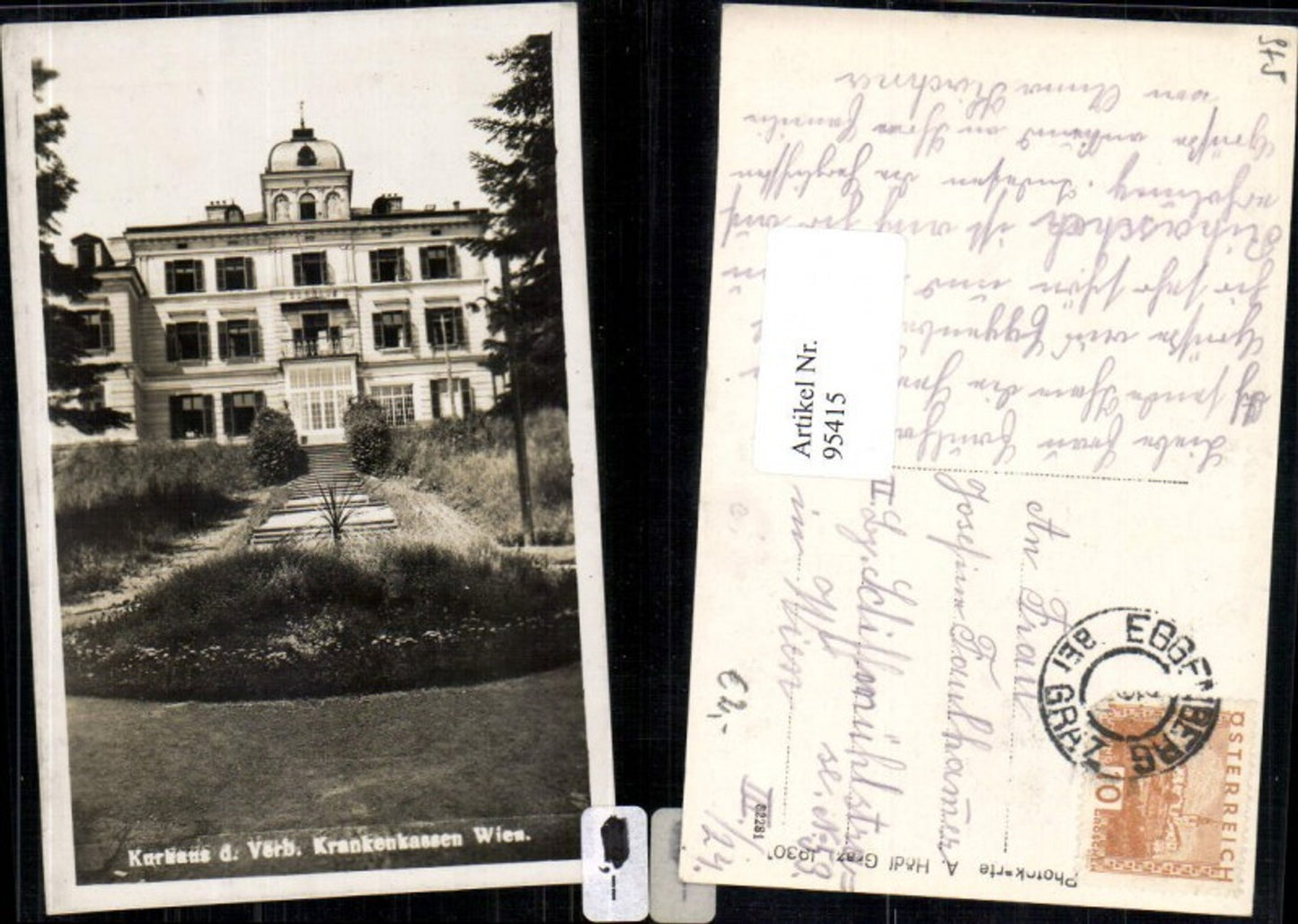 Alte Ansichtskarte – Old Postcard
