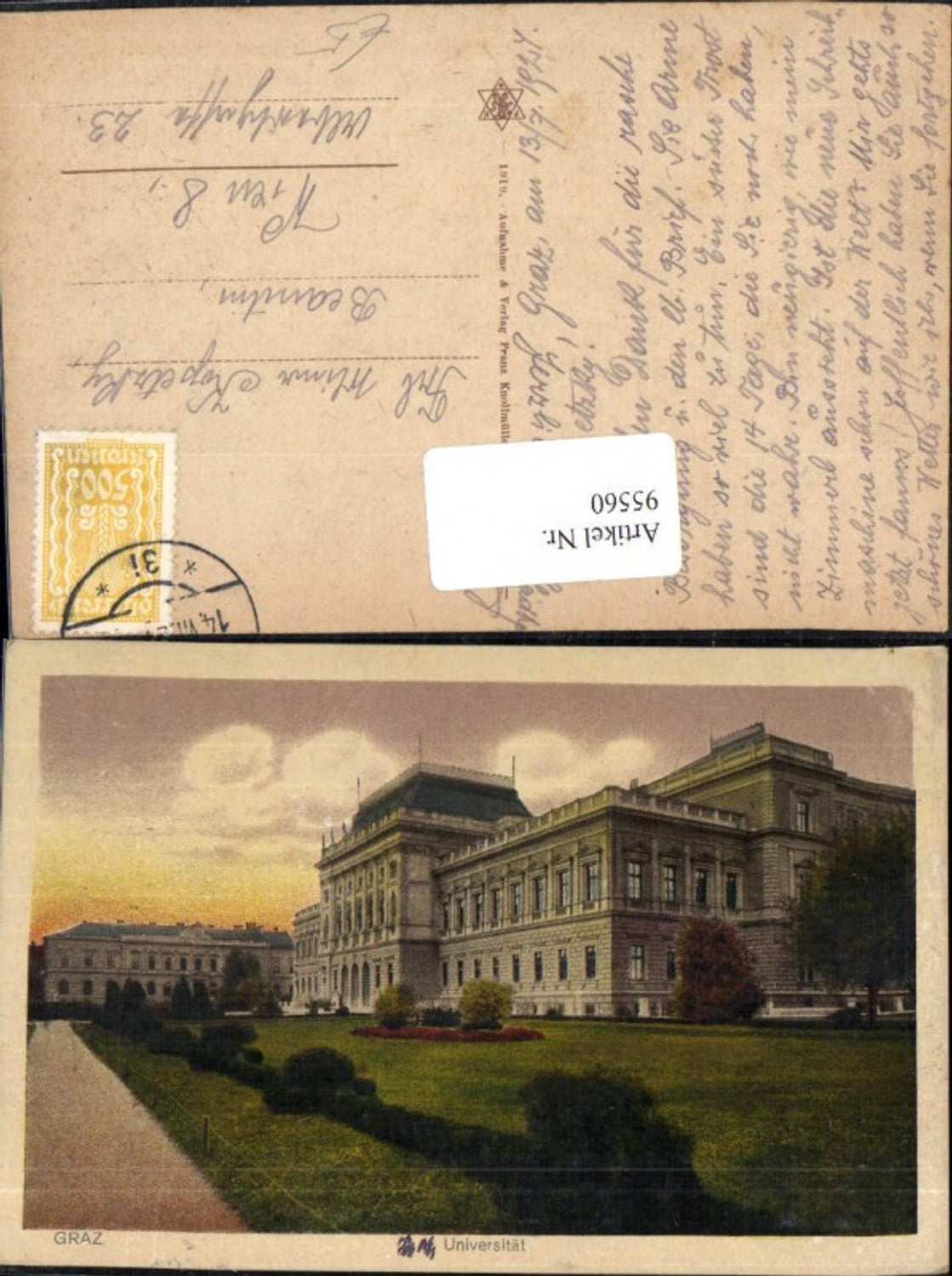 Alte Ansichtskarte – Old Postcard