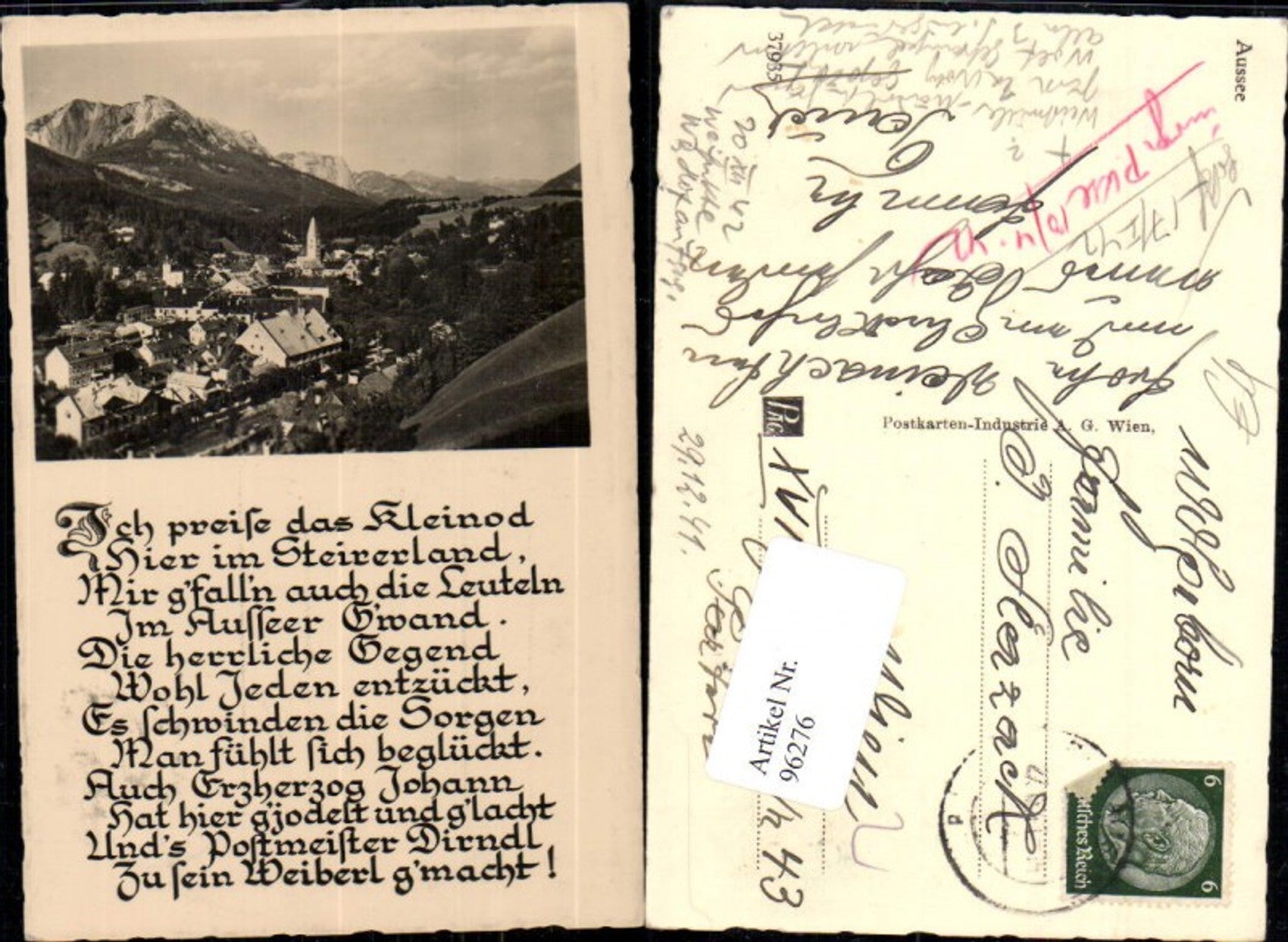 Alte Ansichtskarte – Old Postcard