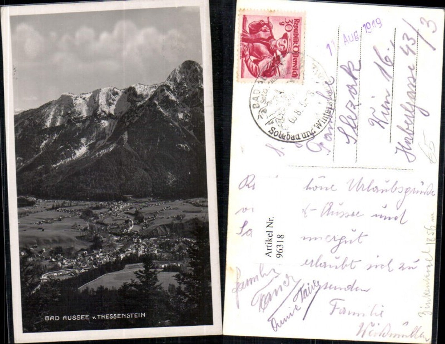 Alte Ansichtskarte – Old Postcard