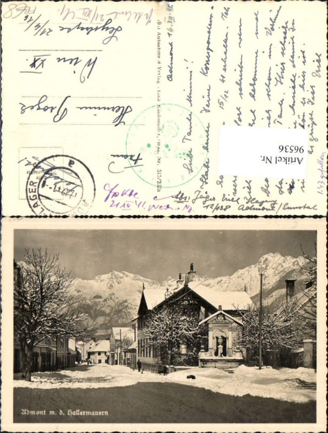 Alte Ansichtskarte – Old Postcard