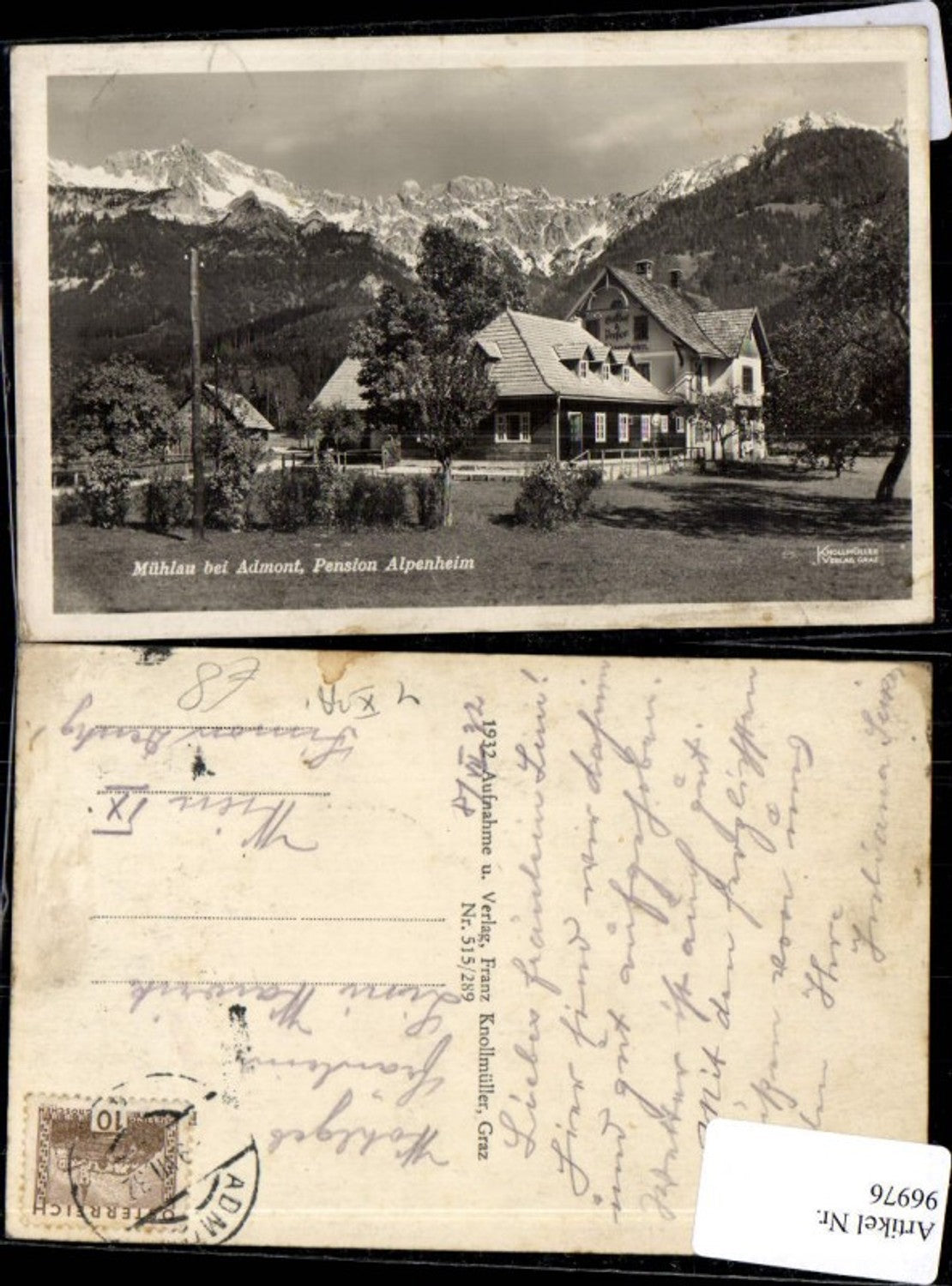 Alte Ansichtskarte – Old Postcard