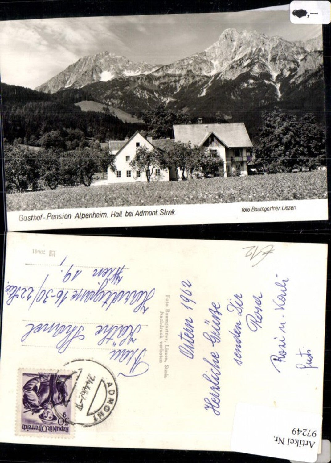 Alte Ansichtskarte – Old Postcard