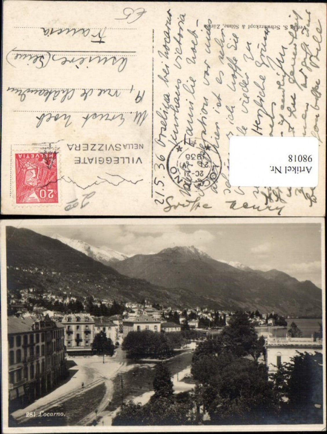 Alte Ansichtskarte – Old Postcard