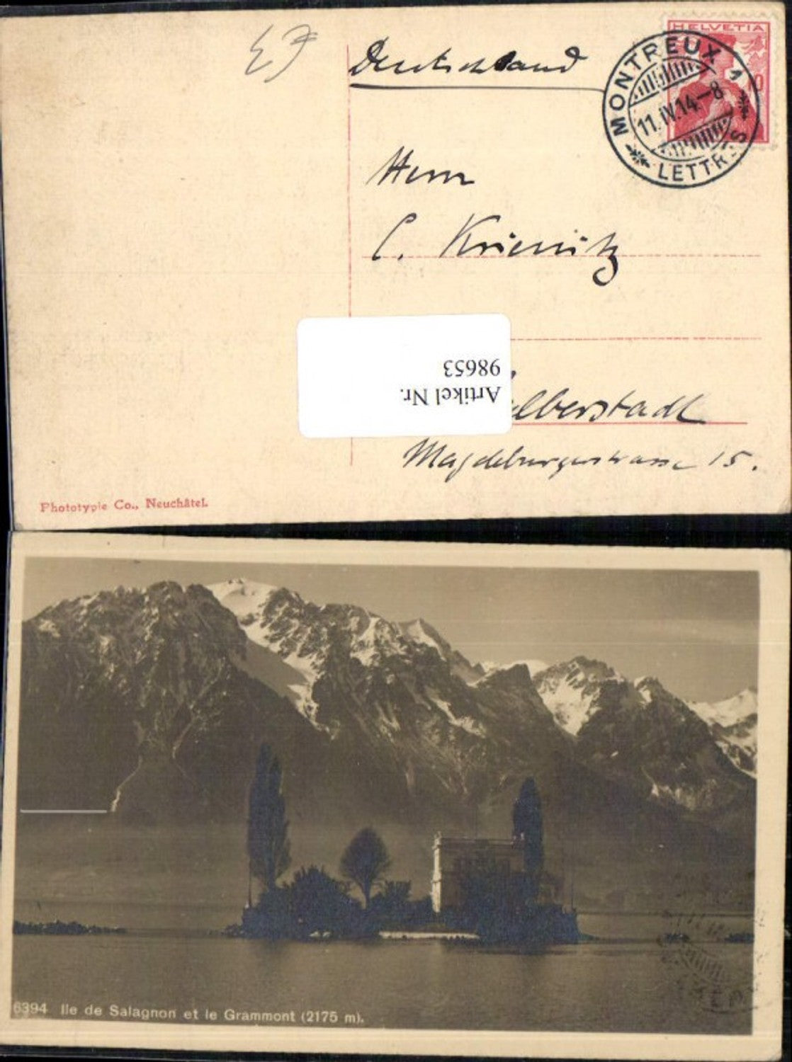 Alte Ansichtskarte – Old Postcard