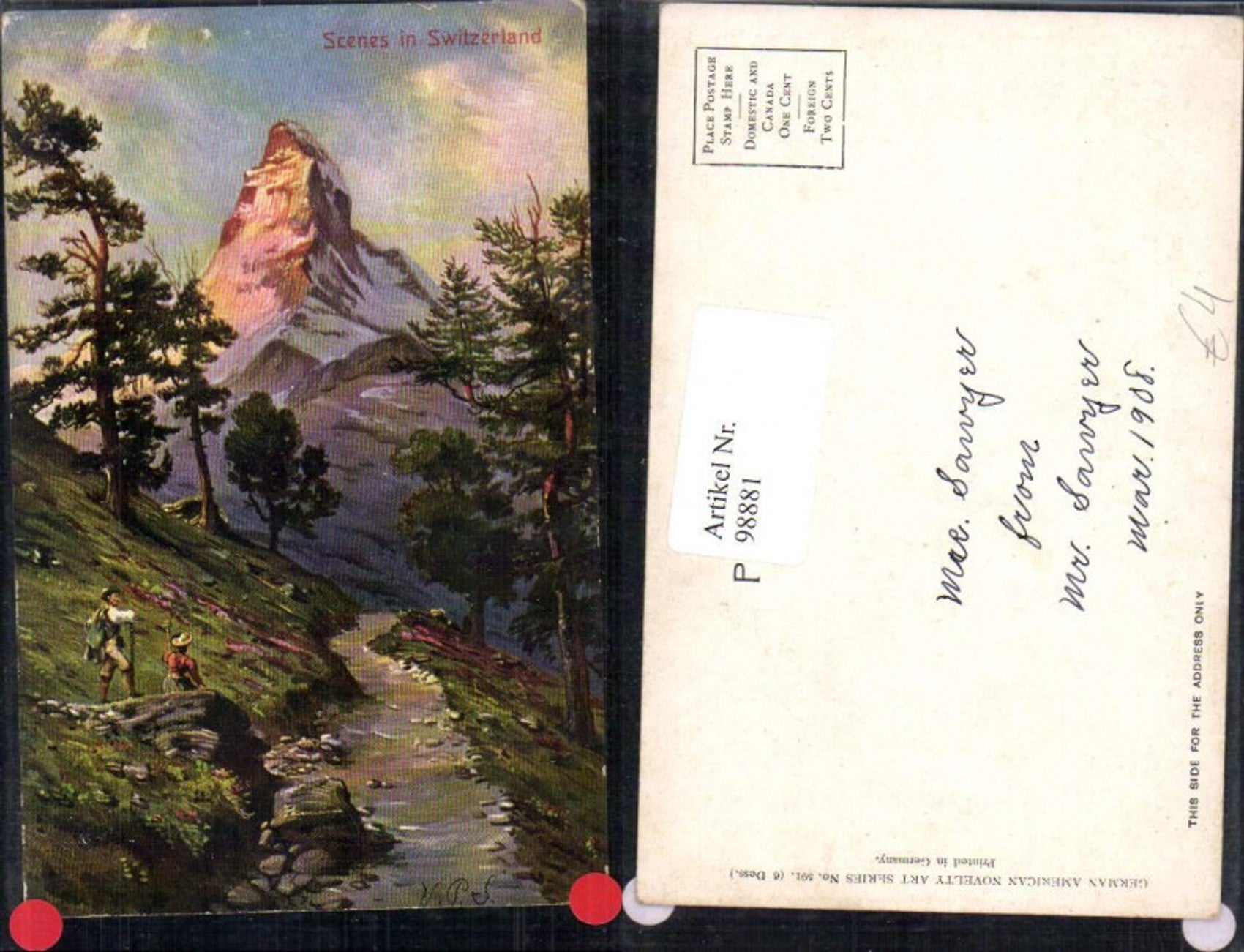 Alte Ansichtskarte – Old Postcard