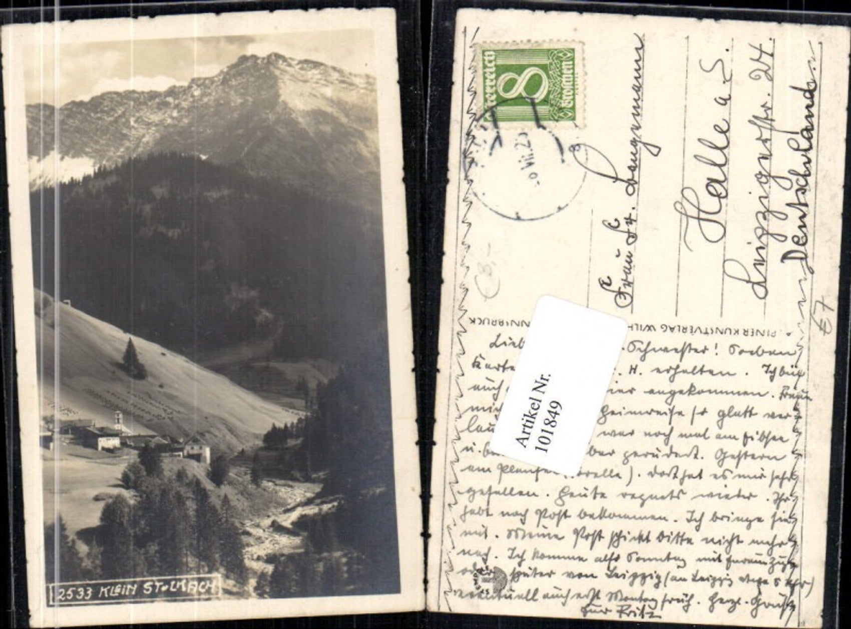 Alte Ansichtskarte – Old Postcard