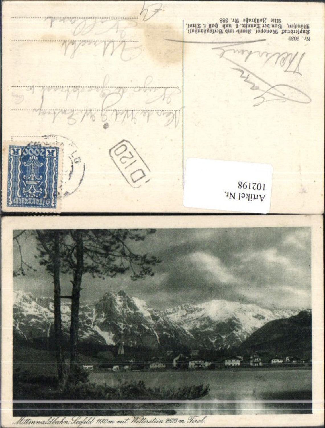 Alte Ansichtskarte – Old Postcard