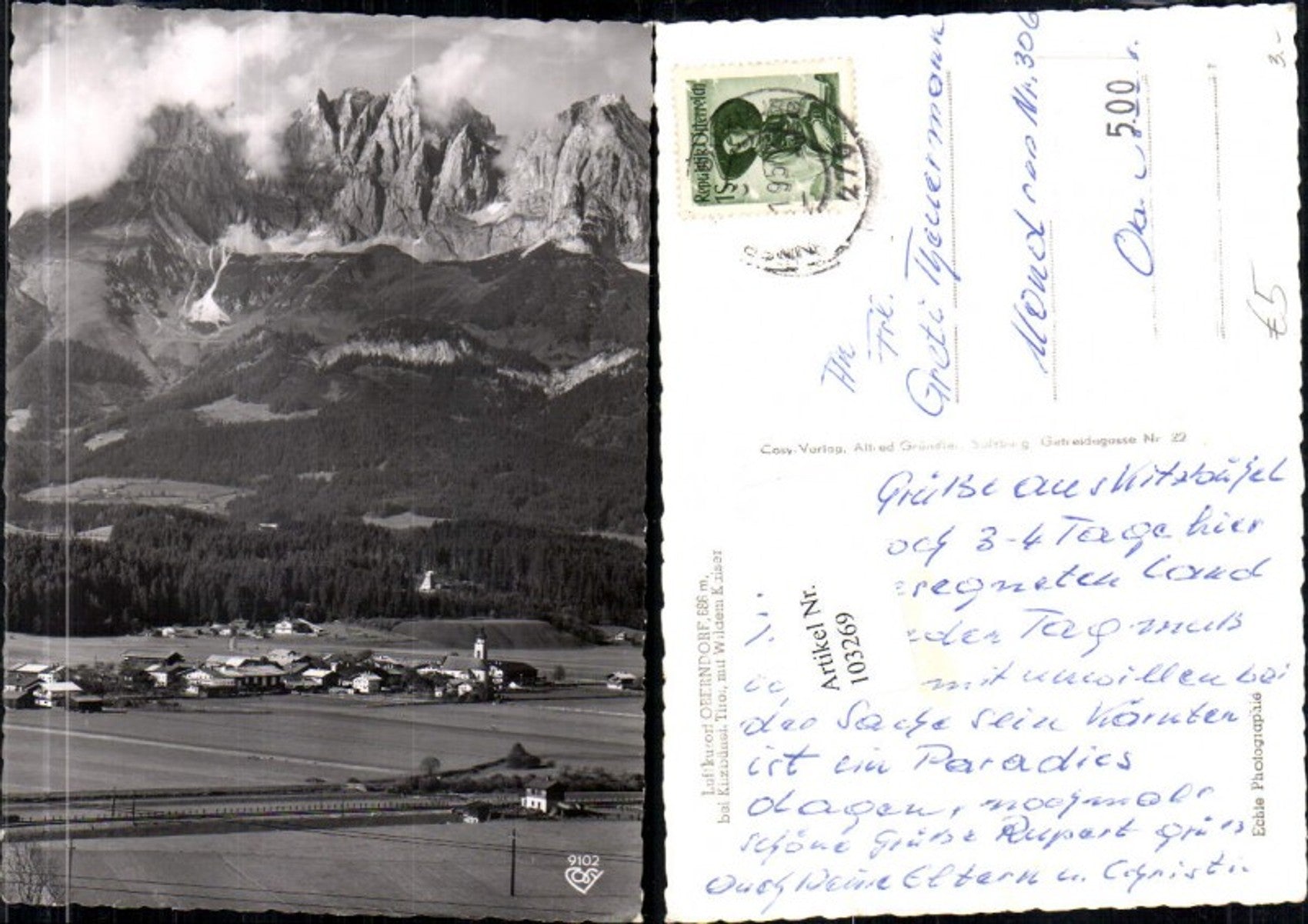 Alte Ansichtskarte – Old Postcard