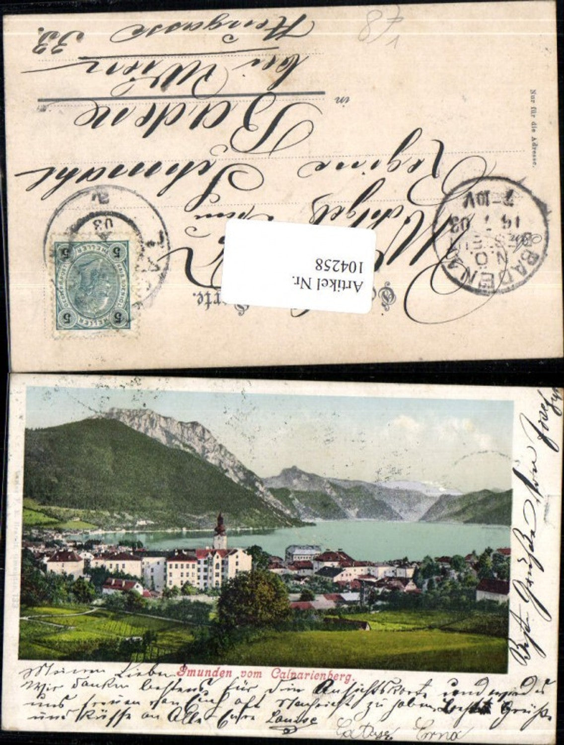 104258,Gmunden am Traunsee Kalvarienberg pub F.E. Brandt