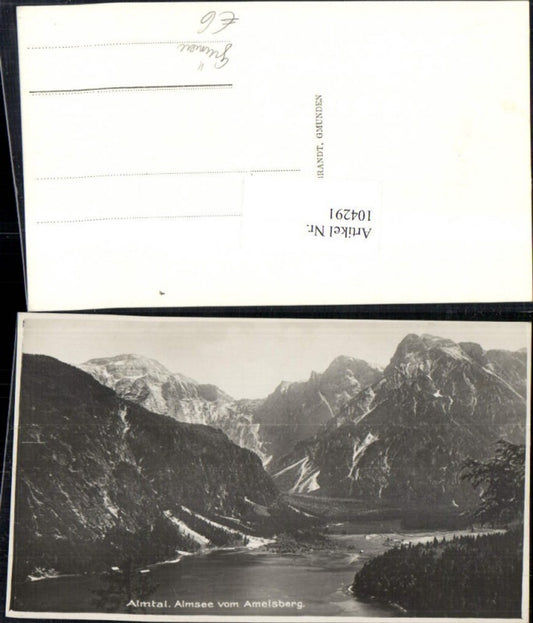 104291,Almtal Almsee vom Ameisberg pub F.E. Brandt 1933