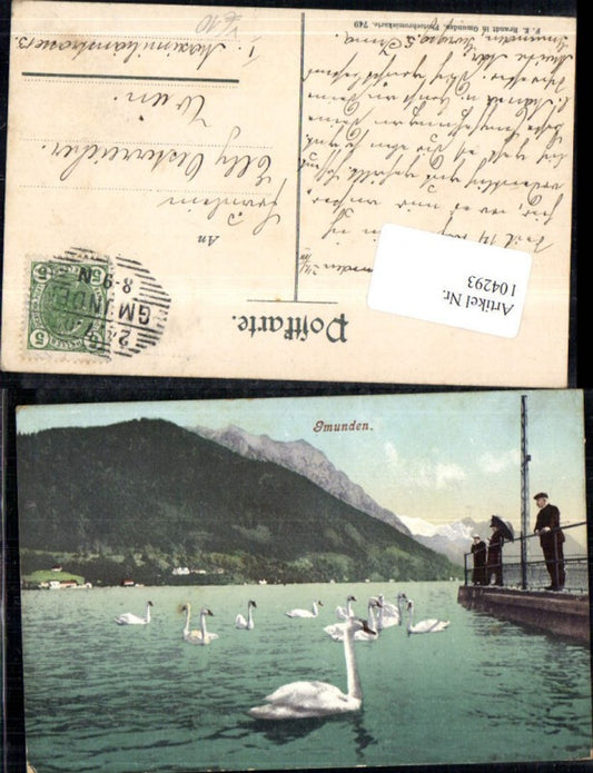 104293,Gmunden am Traunsee Schwan pub F.E. Brandt 749