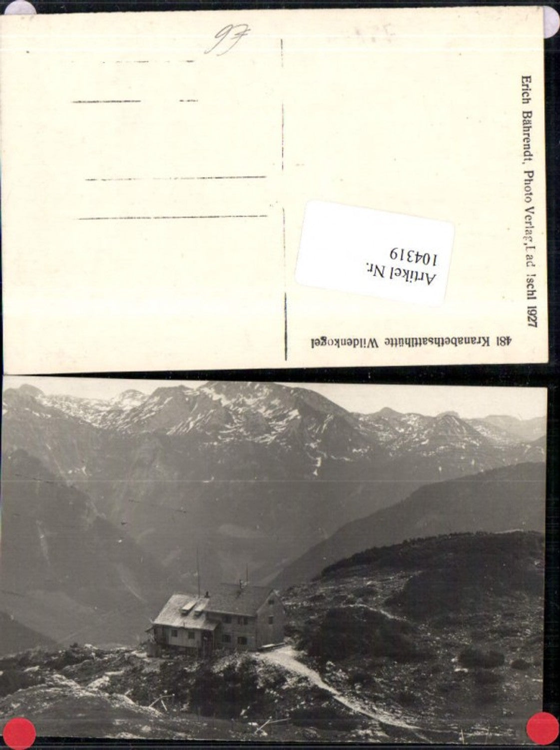 104319,Foto AK Kranabath Sattl Alm Hütte Wildenkogel bei Ebensee