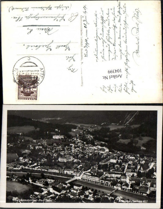 104399,Salzkammergut Bad Ischl Fliegeraufnahme