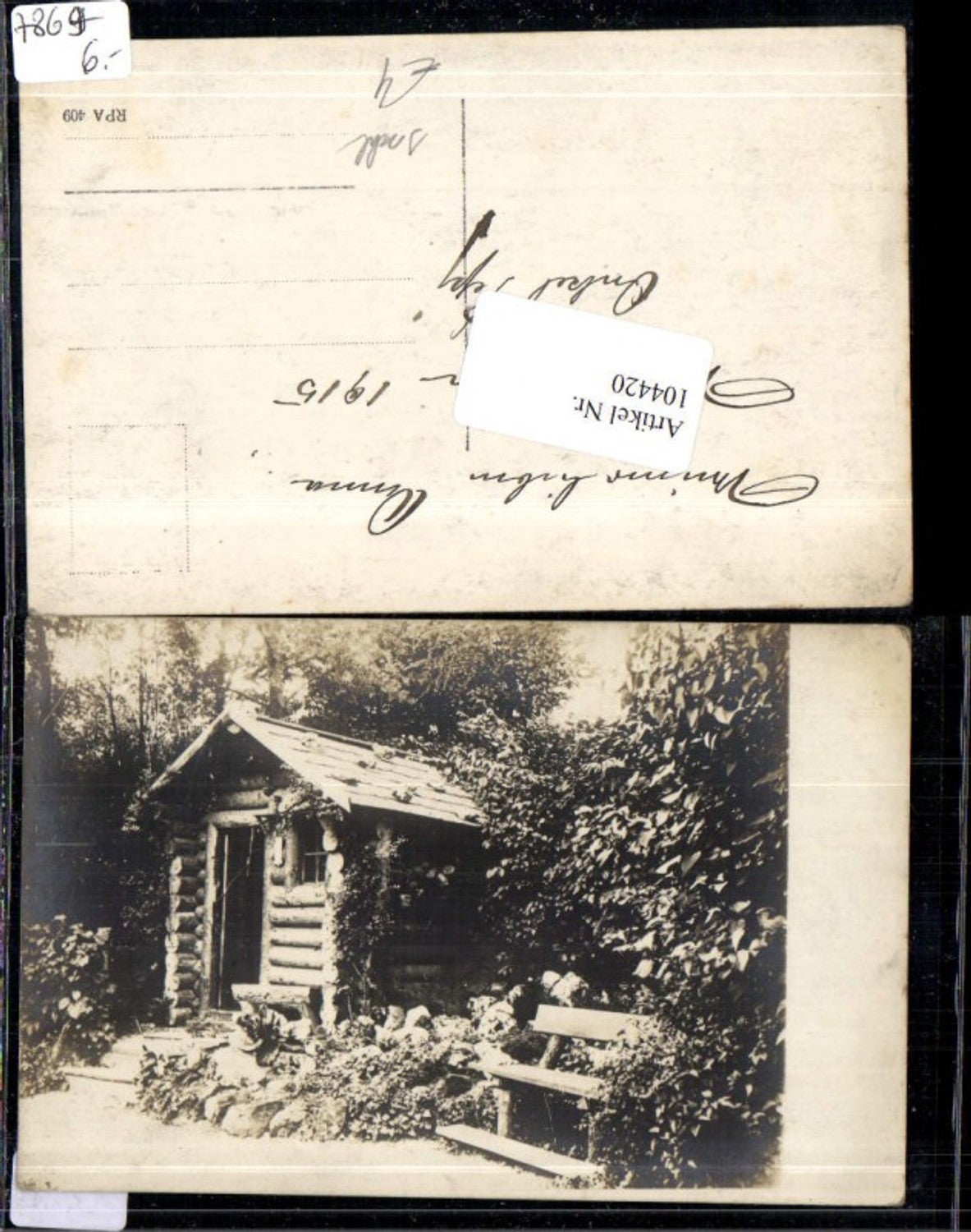 104420,Foto AK Hütte in Bad Ischl