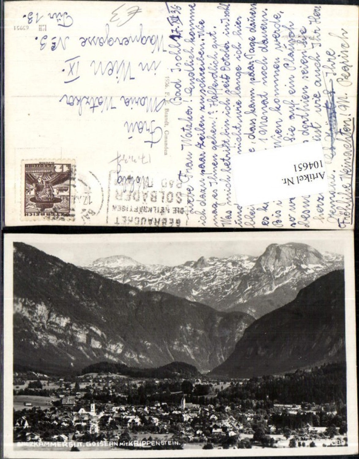 104651,Bad Goisern Salzkammergut Totale