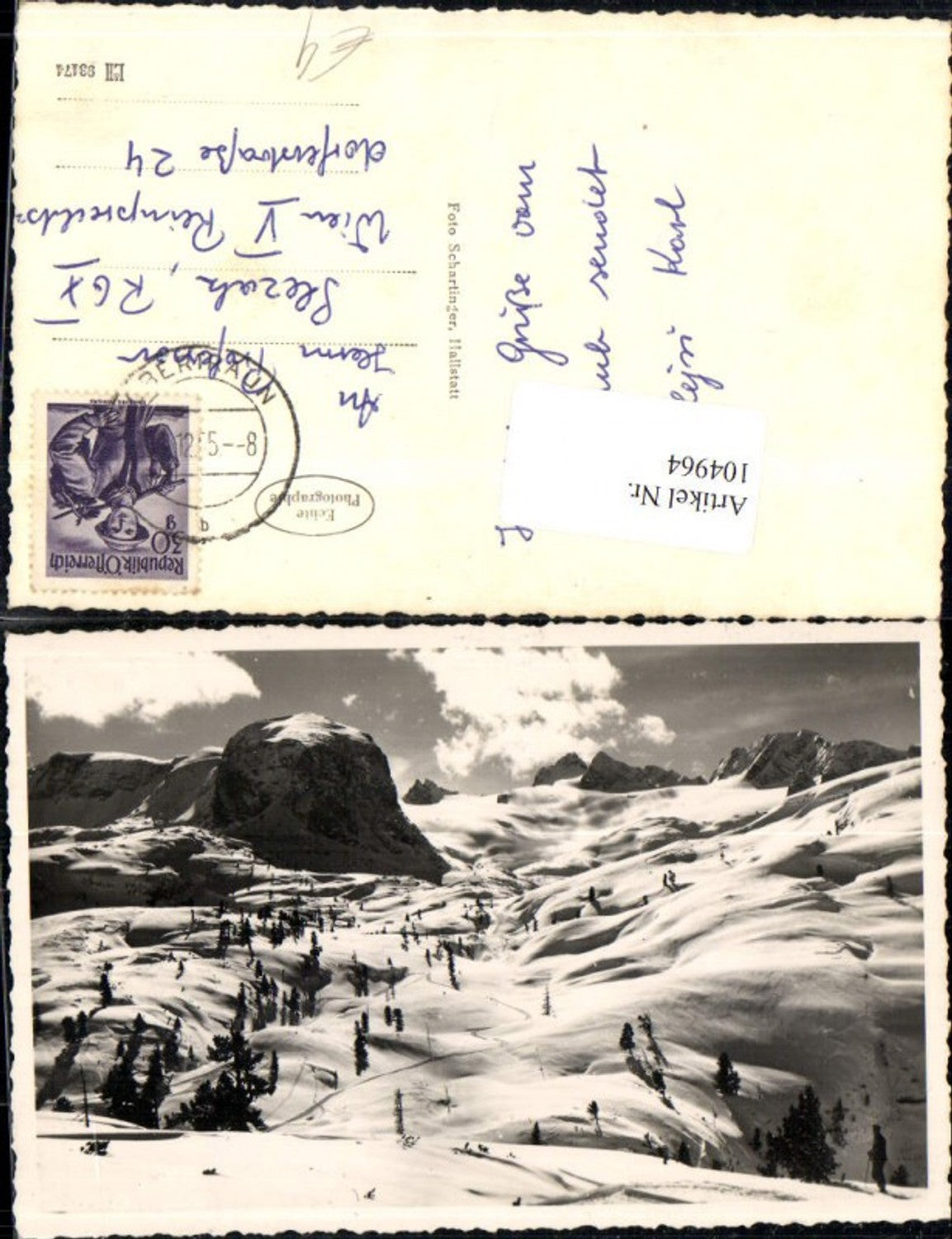 104964,Foto AK Ansicht bei Obertraun bei Radstadt