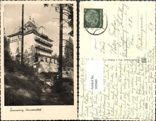 105949,Semmering Sonnwendhof Detailansicht