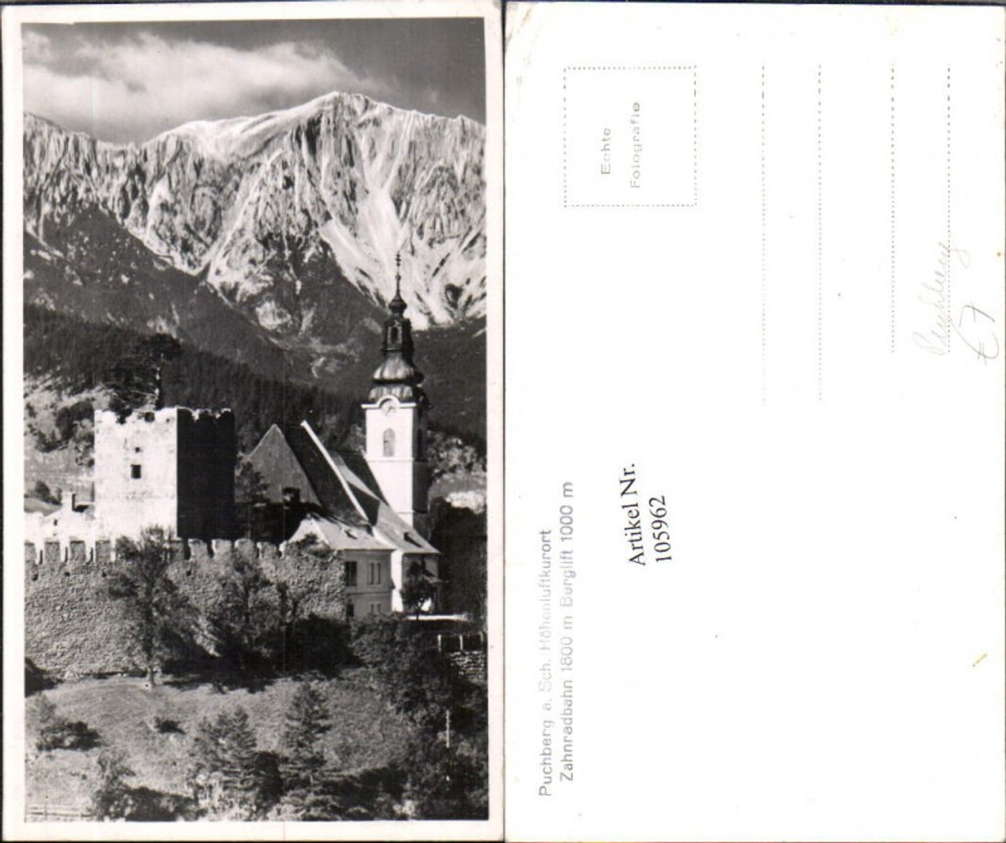 105962,Foto AK Puchberg am Schneeberg