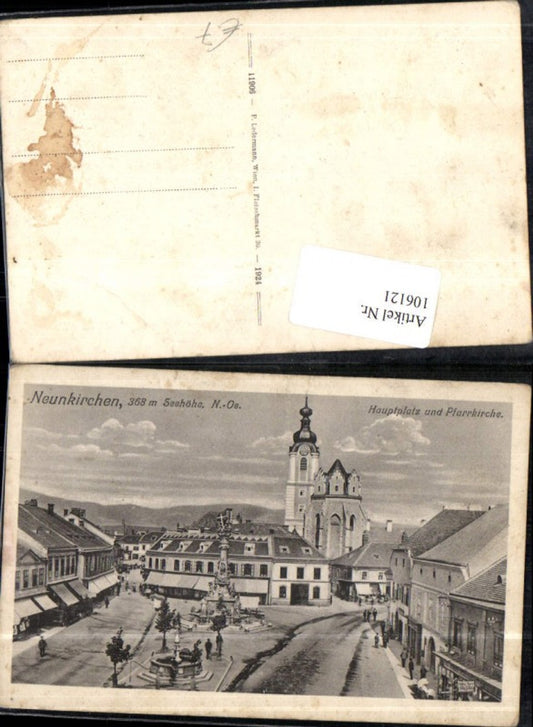 106121,Neunkirchen Hauptplatz und Pfarrkirche Kirche