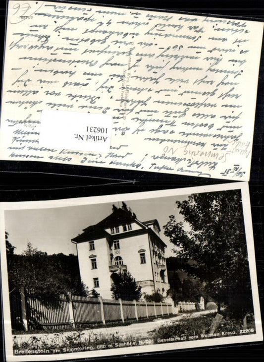 106231,Breitenstein am Semmering Weisses Kreuz Detailansicht