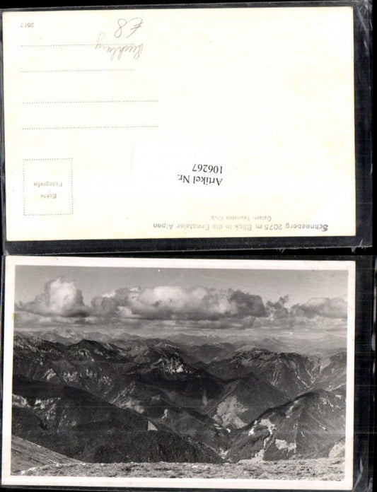 106267,Foto AK Schneeberg Blick i.d. Ennstaler Alpen Puchberg
