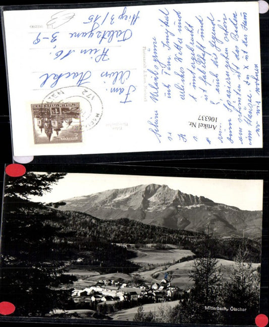 106337,Mitterbach Totale mit Ötscher Mariazell