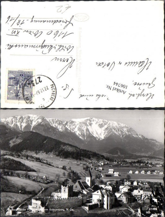 106744,Sommerfrische Puchberg am Schneeberg Ortsansicht