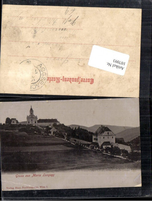 107093,Gruß aus Maria Langegg bei Mautern a.d. Donau