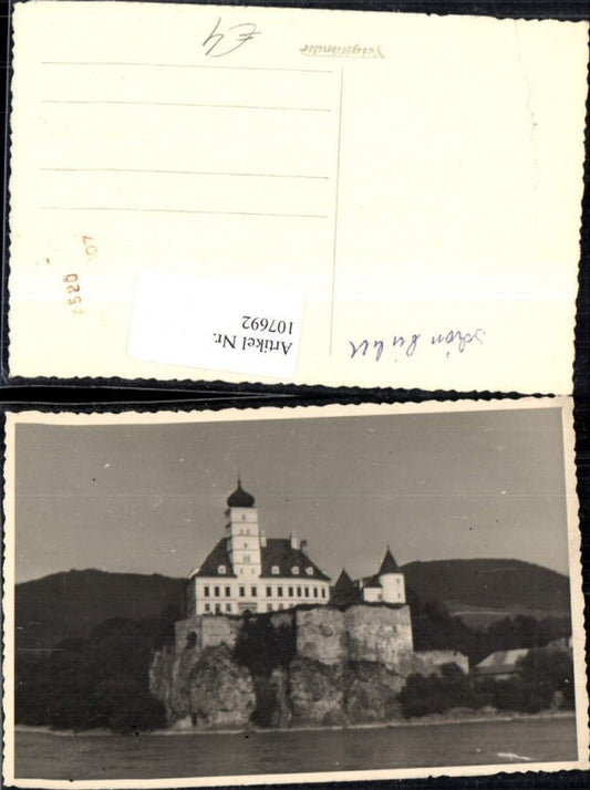 107692,Foto AK Schloss Schönbühel Wachau bei Melk a.d. Donau