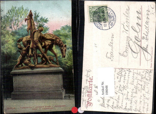 108048,Berlin Tiergarten Großer Stern Fuchsjagd