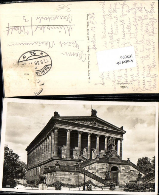 108096,Foto AK Berlin Nationalgalerie