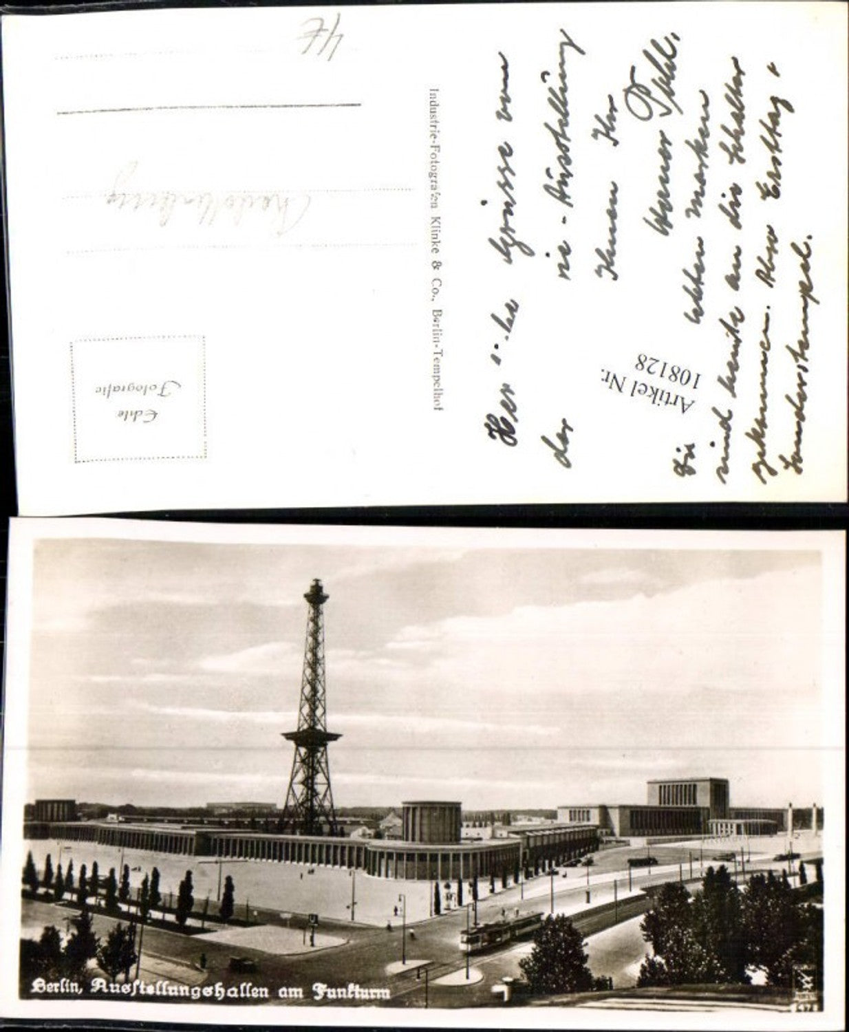 108128,Berlin Ausstellungshallen am Funkturm Charlottenburg