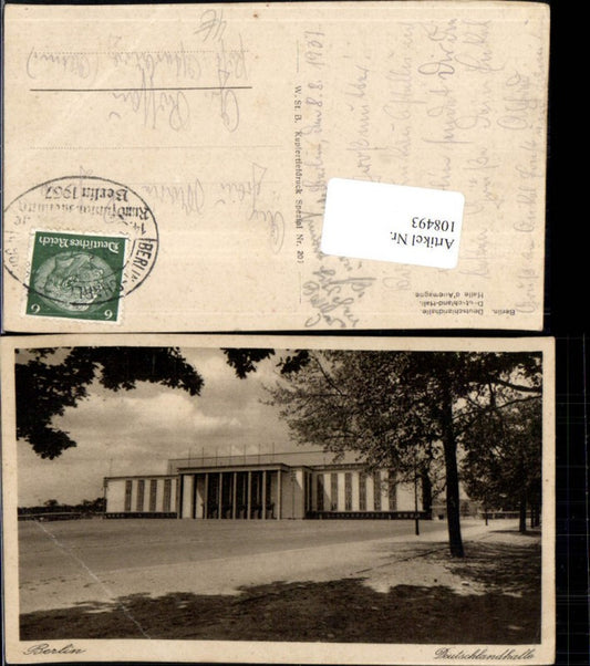 108493,Berlin Deutschlandhalle Detailansicht