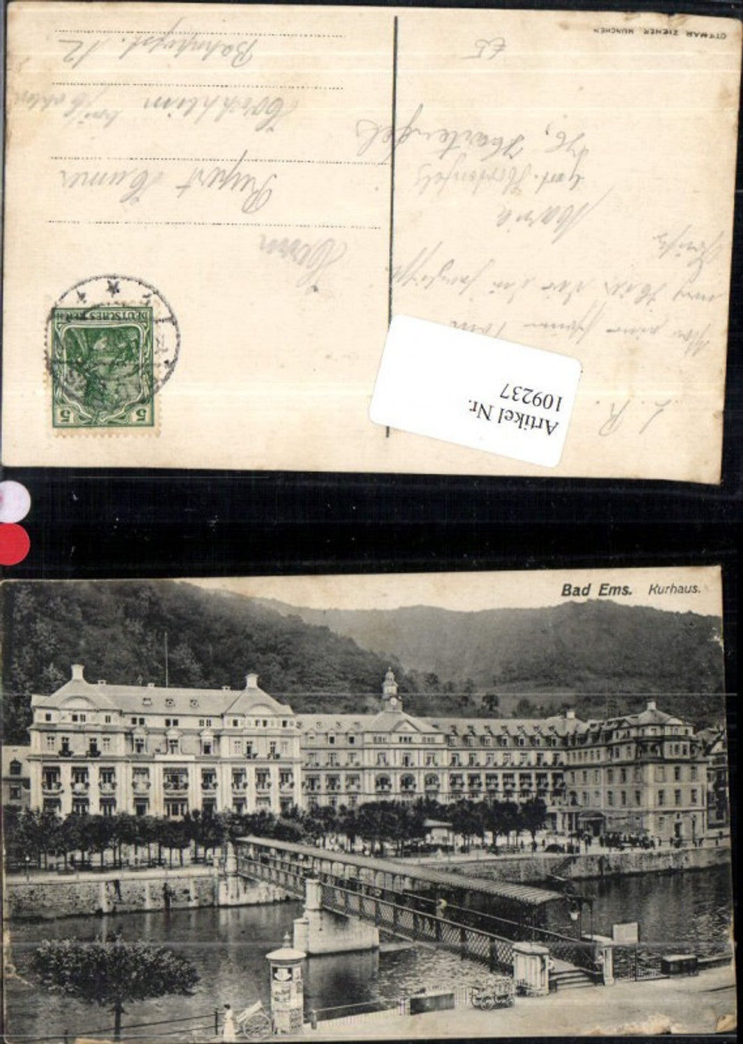 109237,Bad Ems Kurhaus Detailansicht