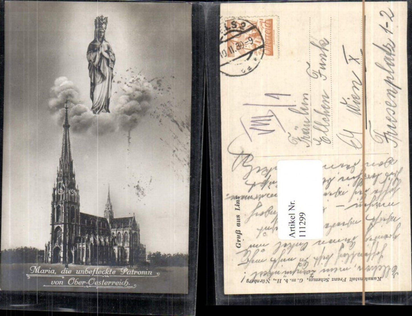 111299,Linz a.d. Donau Maria Empfängins Dom Detailanischt