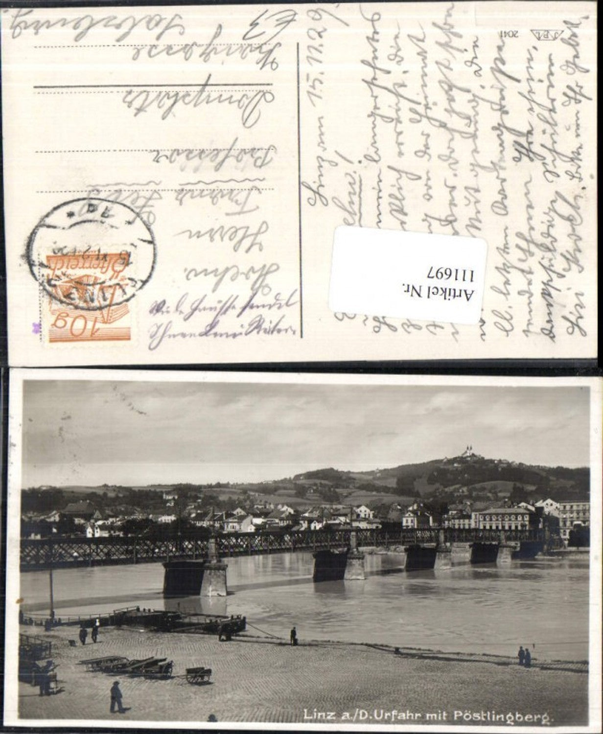 111697,Linz a.d. Donau Urfahr mit Pöstlingberg