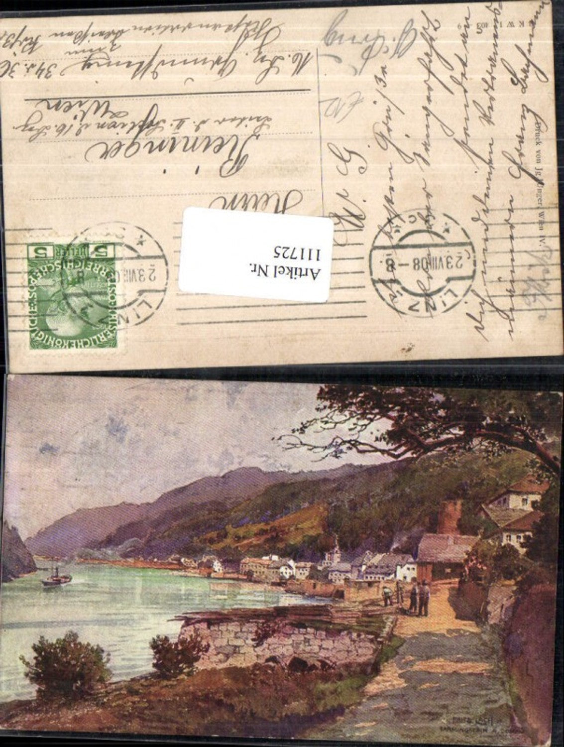 111725,Ansicht aus Linz a.d. Donau