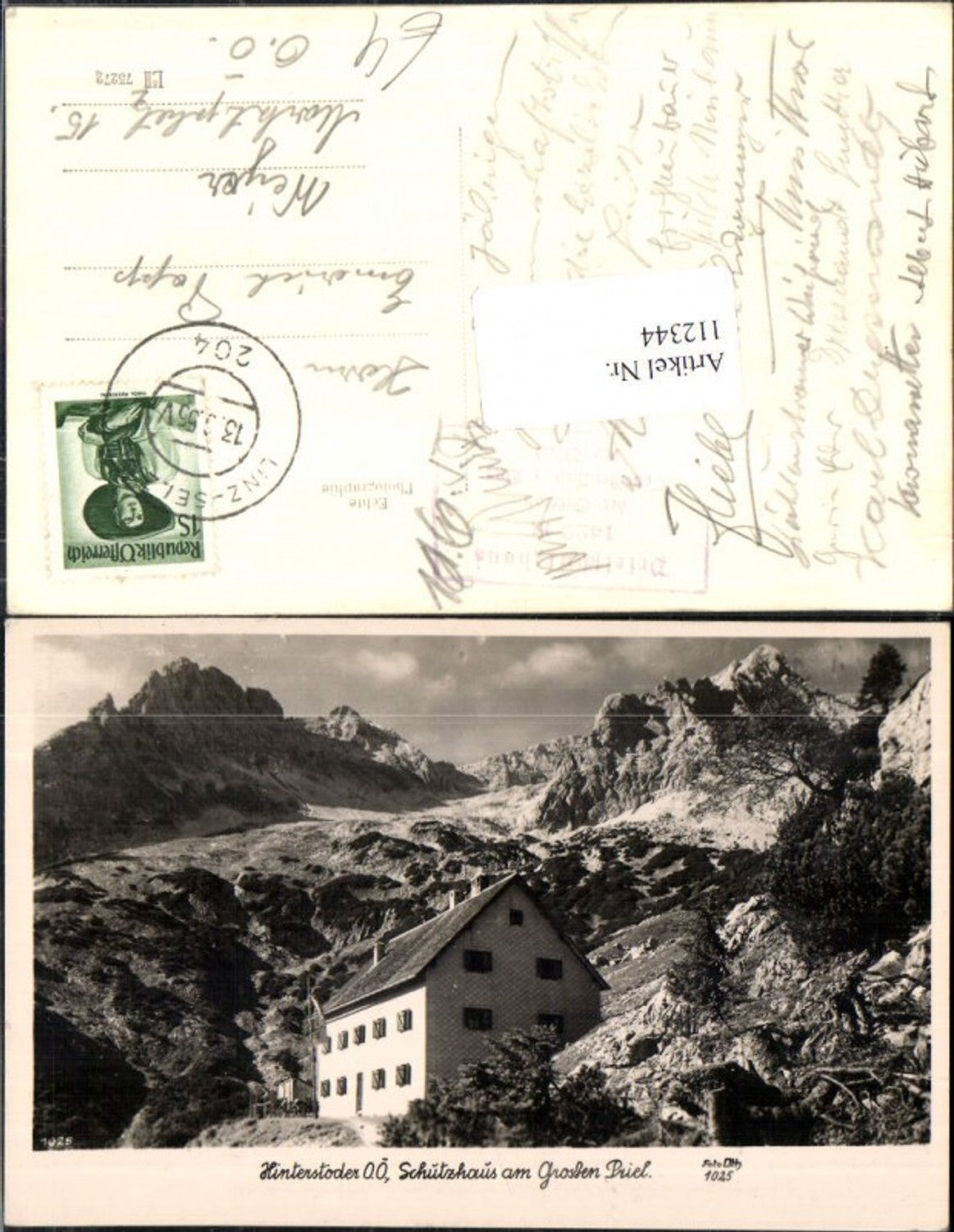 112344,Hinterstoder Schutzhaus am Priel  pub Foto Oth 1025