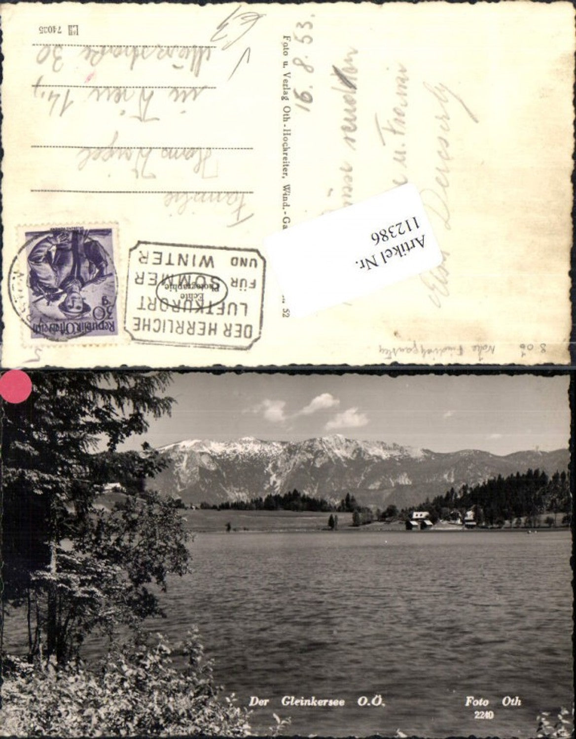 112386,Gleinkersee bei Spital am Pyhrn  pub Foto Oth 2240