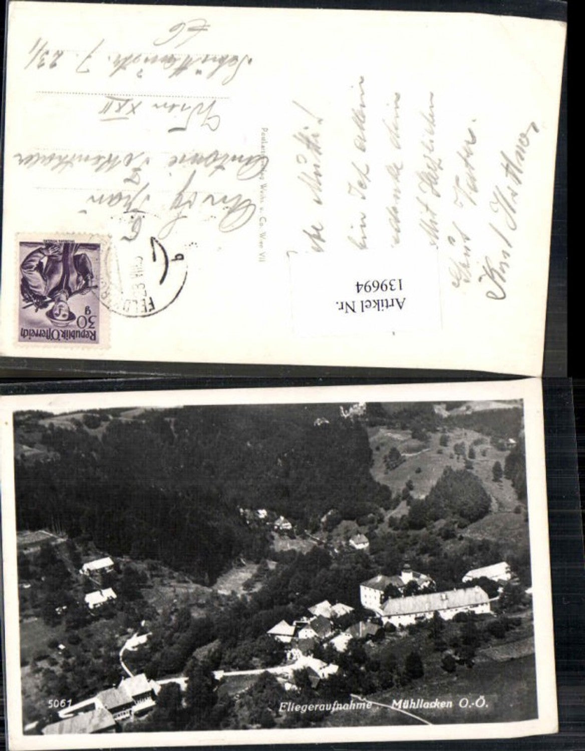 139694,Fliegeraufnahme Bad Mühllacken Feldkirchen a.d. Donau