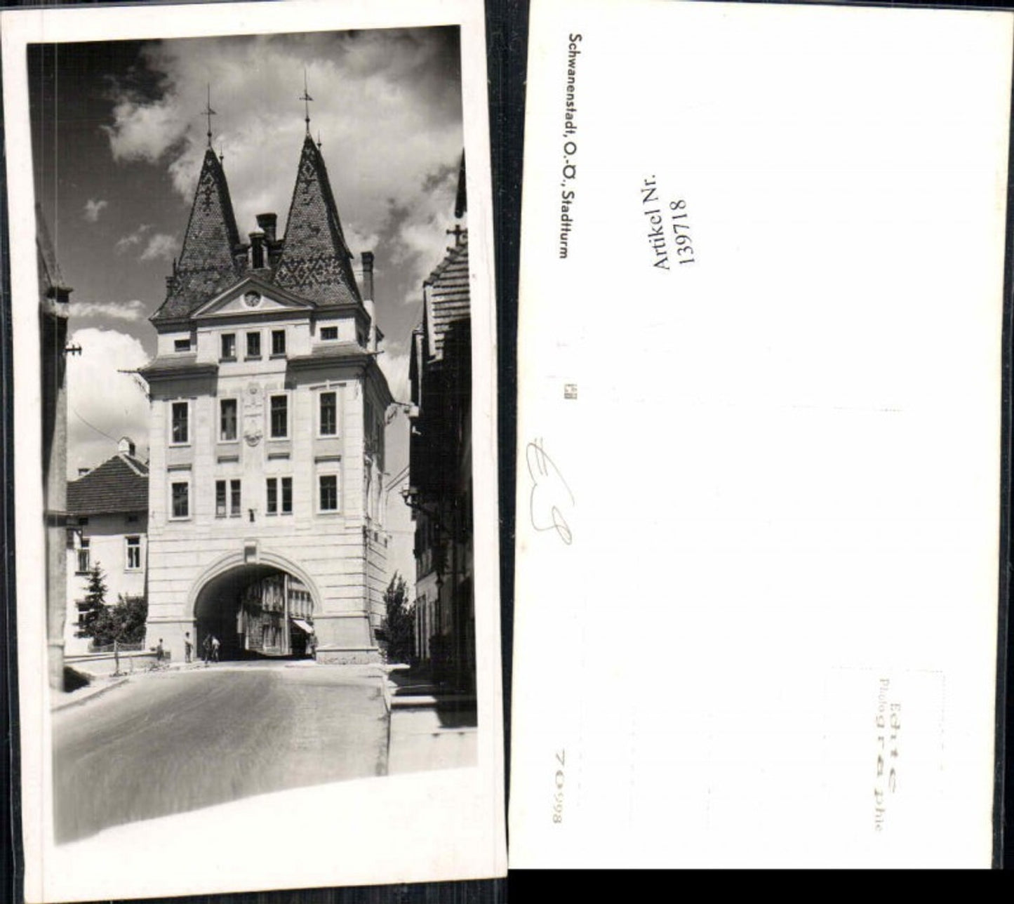 139718,Schwanenstadt Stadtturm Partie