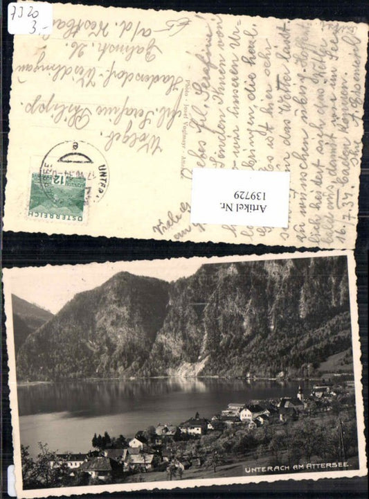139729,Unterach am Attersee 1934
