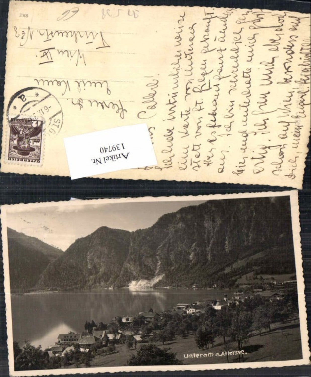 139740,Unterach am Attersee 1935