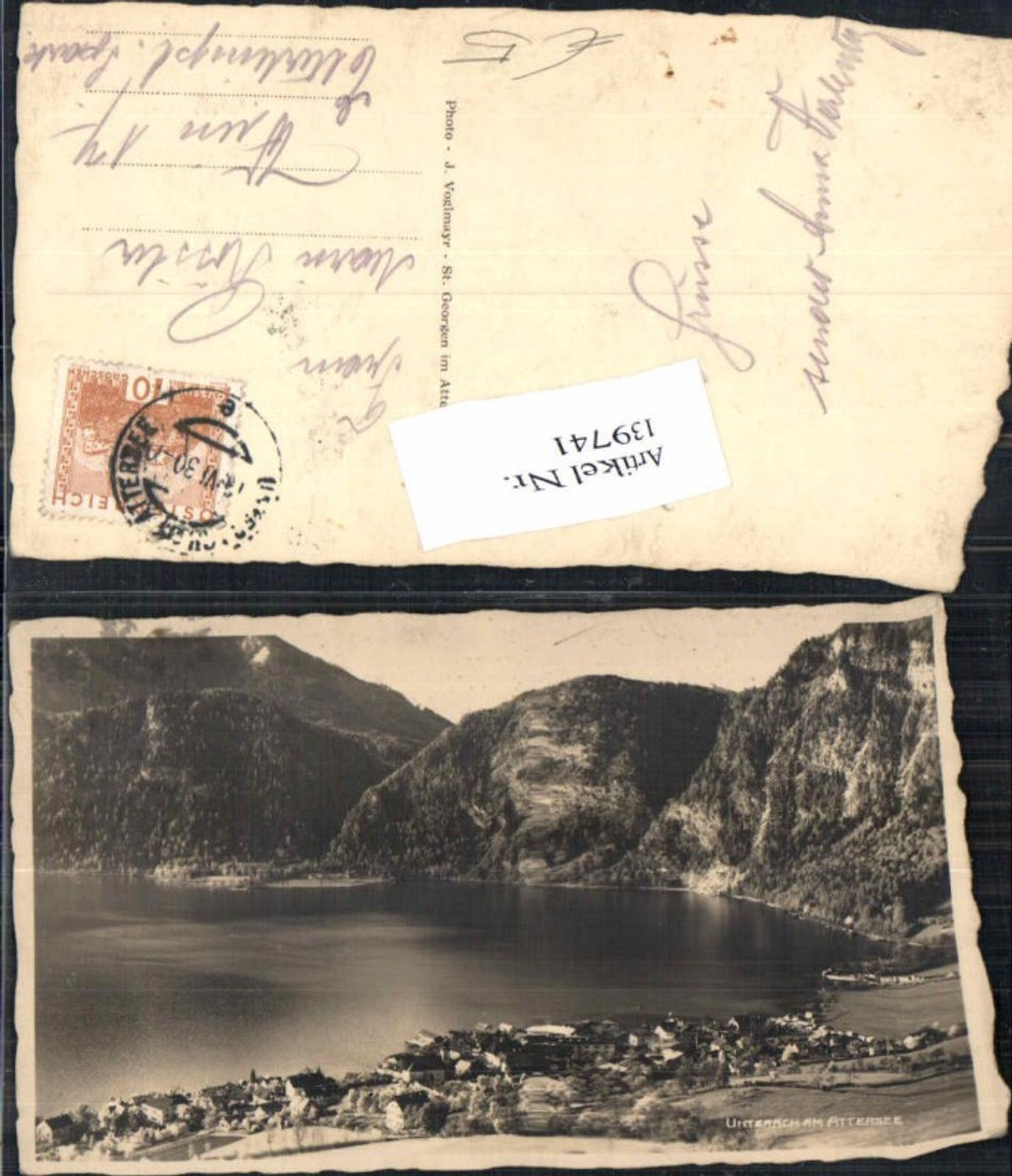 139741,Unterach am Attersee 1930