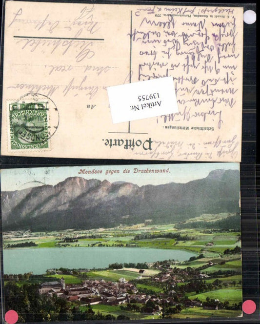 139755,Mondsee gegen Drachenwand pub Brandt Nr 779
