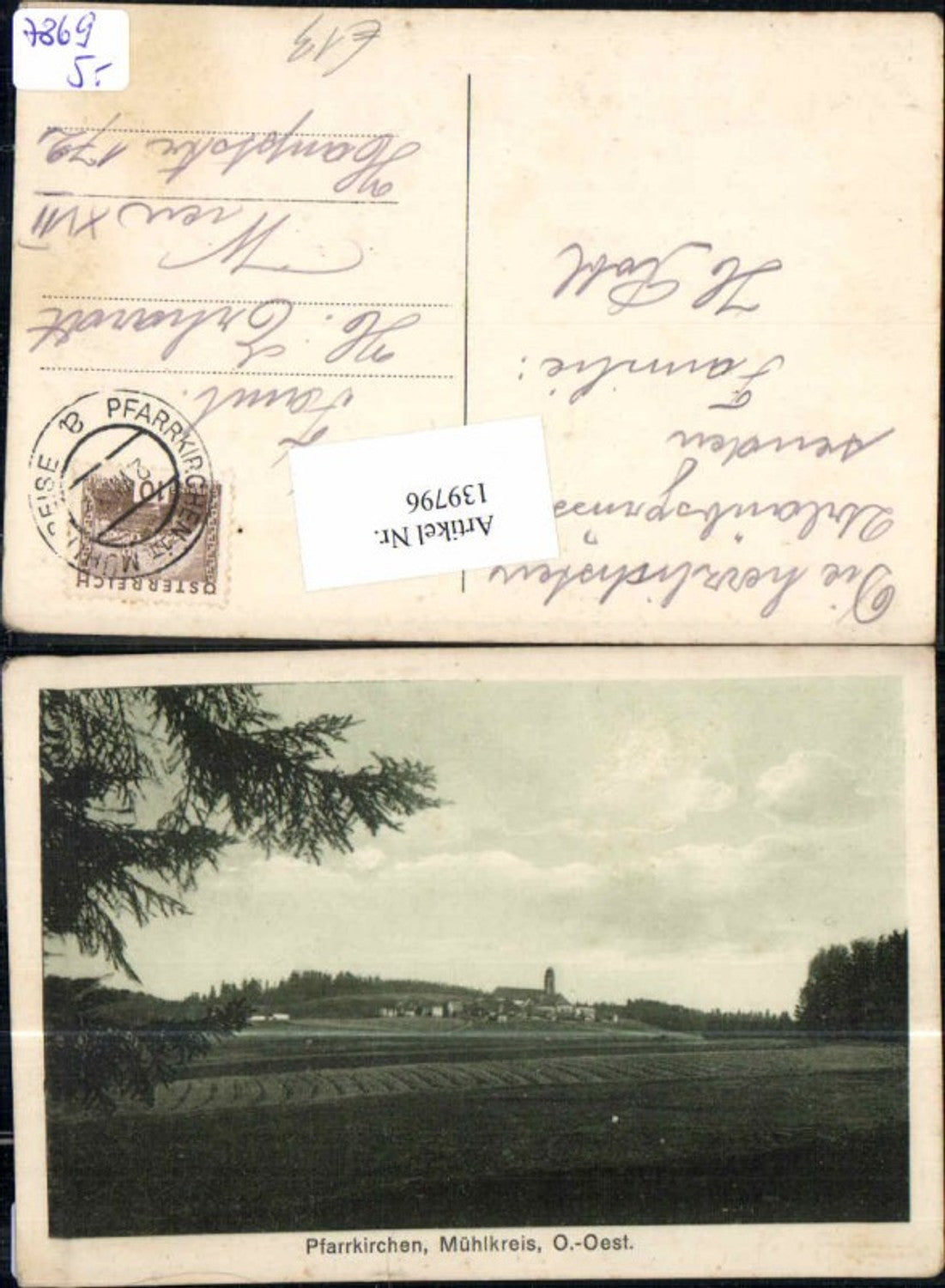 139796, Pfarrkirchen im Mühlkreis 1930