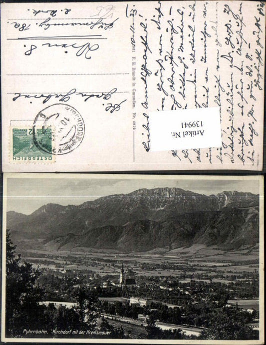 139941,Pyhrnbahn Kirchdorf a.d. Krems pub Brandt 4812