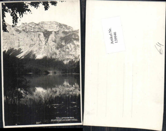 139946,Höllengebirge Hinterer Langbathsee bei Ebensee