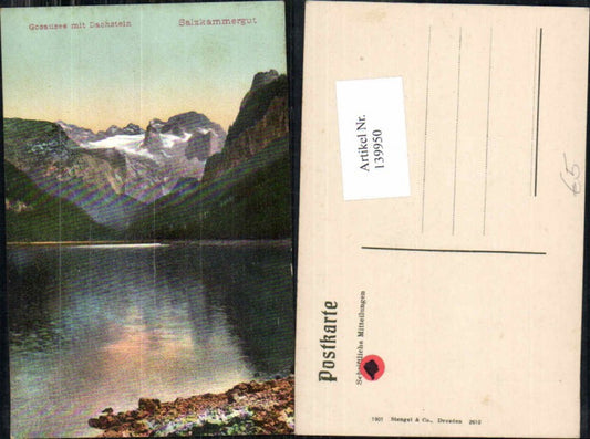139950,Gosausee m. Dachstein Salzkammergut pub Stengel Co Gosau